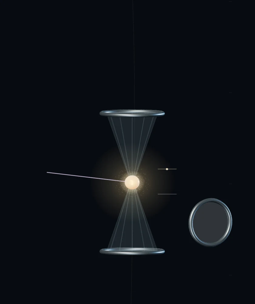 A spark<br>of possibility. — Optical and product concept