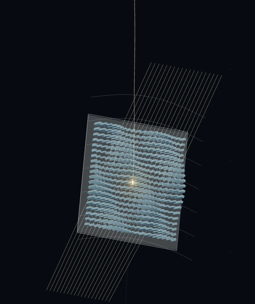One light.<br>Every contour. — Optical and product concept
