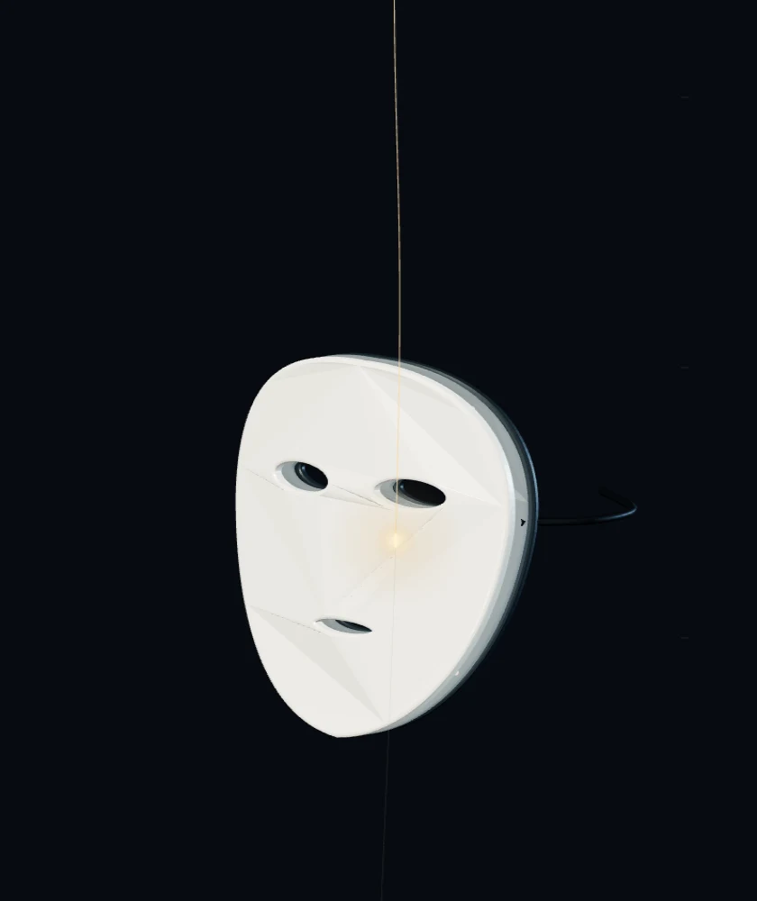 Rigid mask.<br>Care takes shape. — Optical and product concept