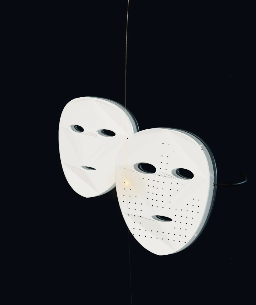Soft mask.<br>A softer touch. — Optical and product concept